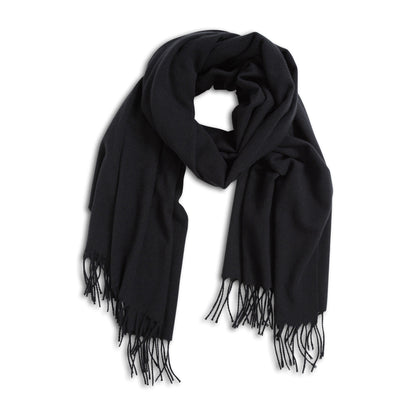 Black - Front - Mountain Warehouse Womens-Ladies Midweight Blanket Scarf