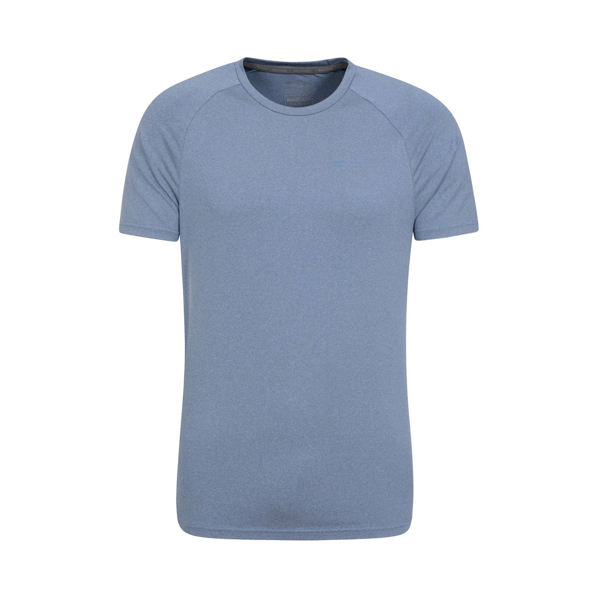 Dark Blue - Front - Mountain Warehouse Mens Agra Melange T-Shirt