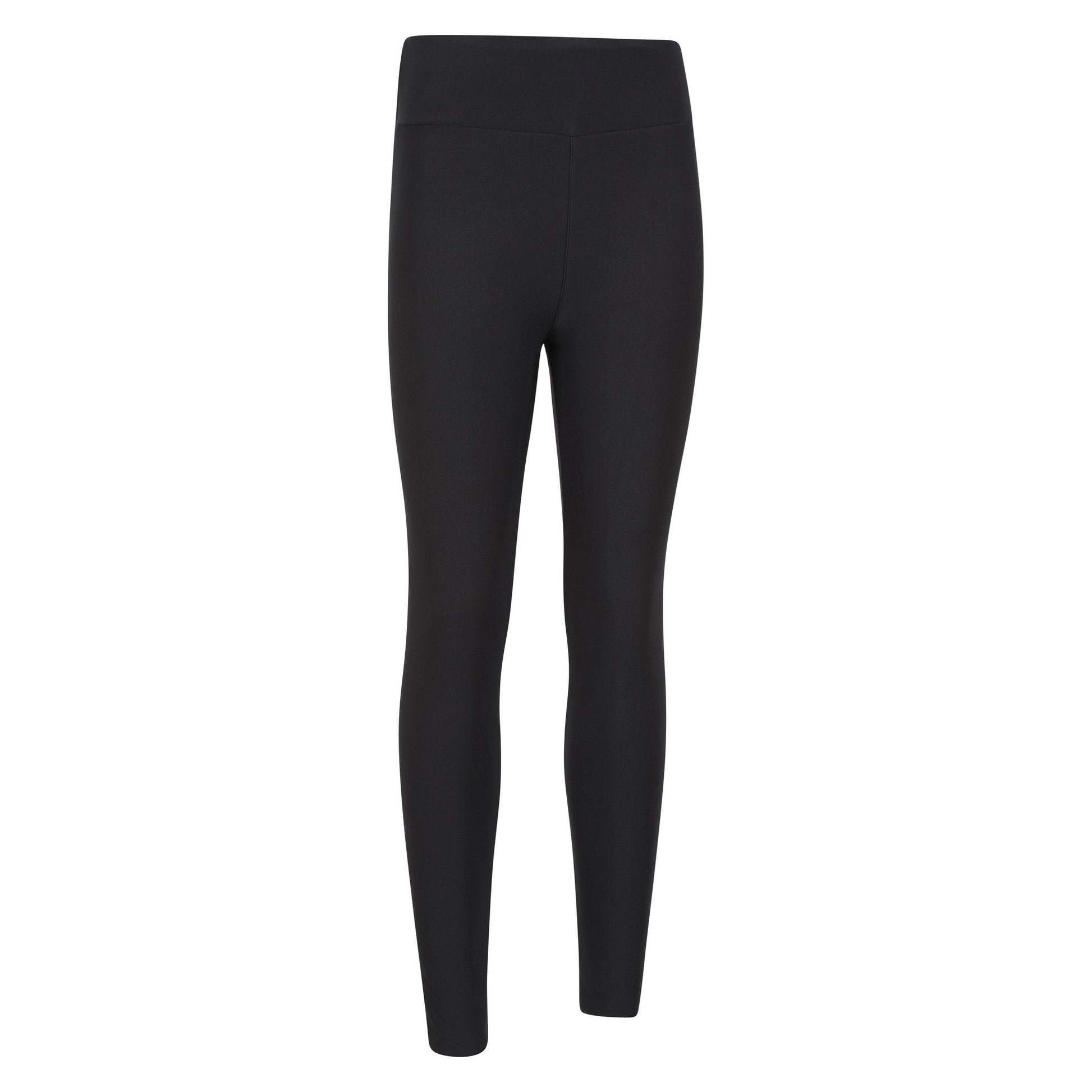 Black - Side - Mountain Warehouse Womens-Ladies Borg Lined Thermal Leggings