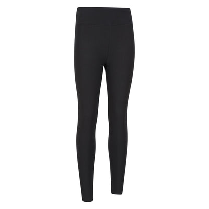 Black - Side - Mountain Warehouse Womens-Ladies Borg Lined Thermal Leggings