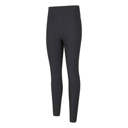 Charcoal - Lifestyle - Mountain Warehouse Womens-Ladies Borg Lined Thermal Leggings
