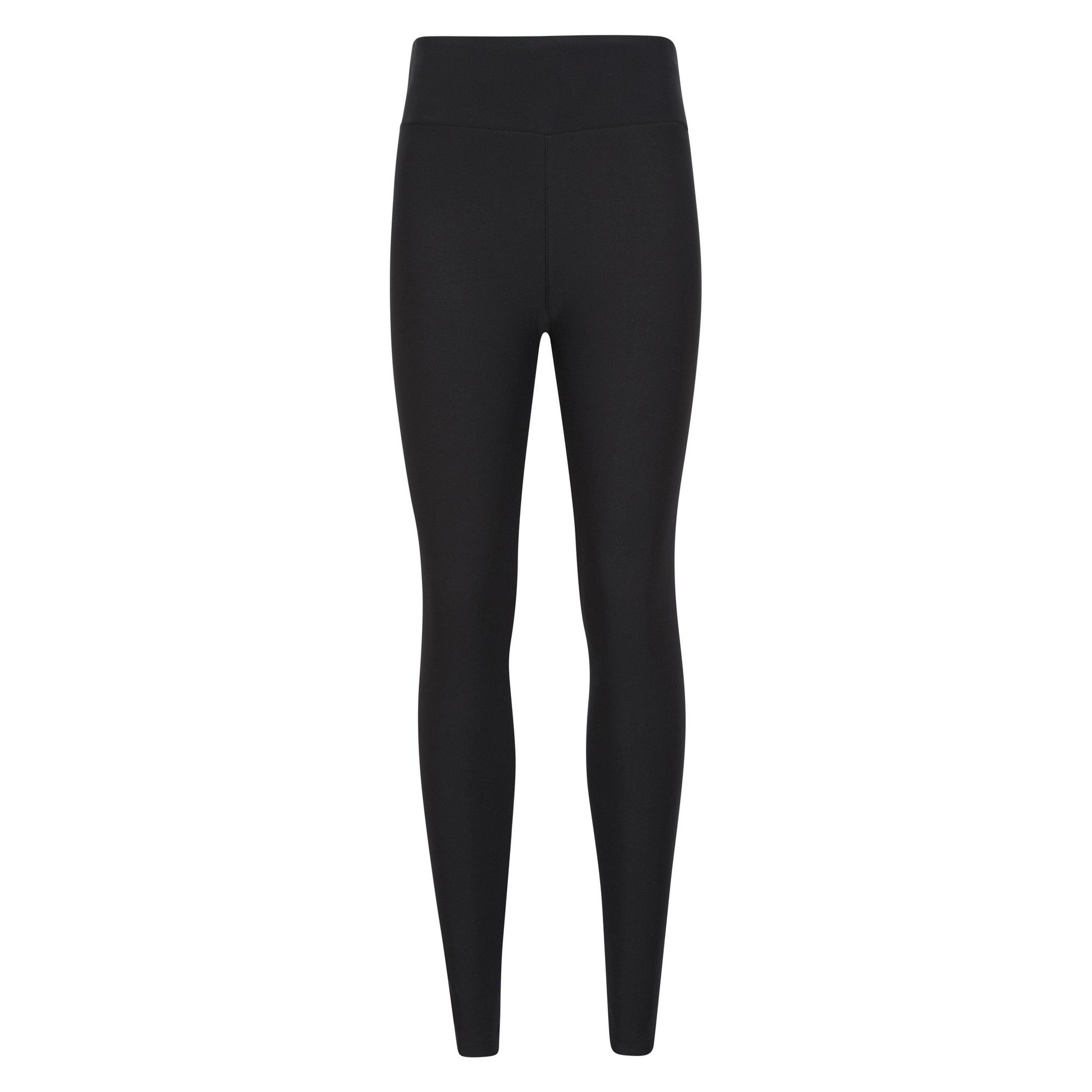 Black - Front - Mountain Warehouse Womens-Ladies Borg Lined Thermal Leggings