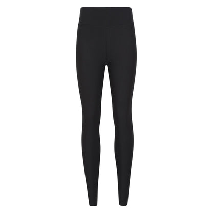 Black - Front - Mountain Warehouse Womens-Ladies Borg Lined Thermal Leggings