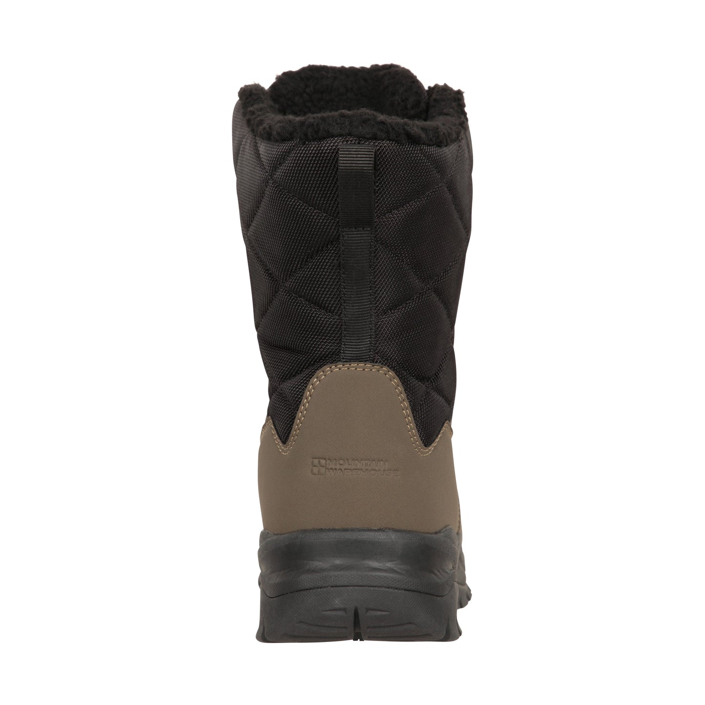 Black - Back - Mountain Warehouse Mens Denver Waterproof Thermal Snow Boots