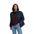 Navy - Back - Animal Womens-Ladies Voltage Padded Coat