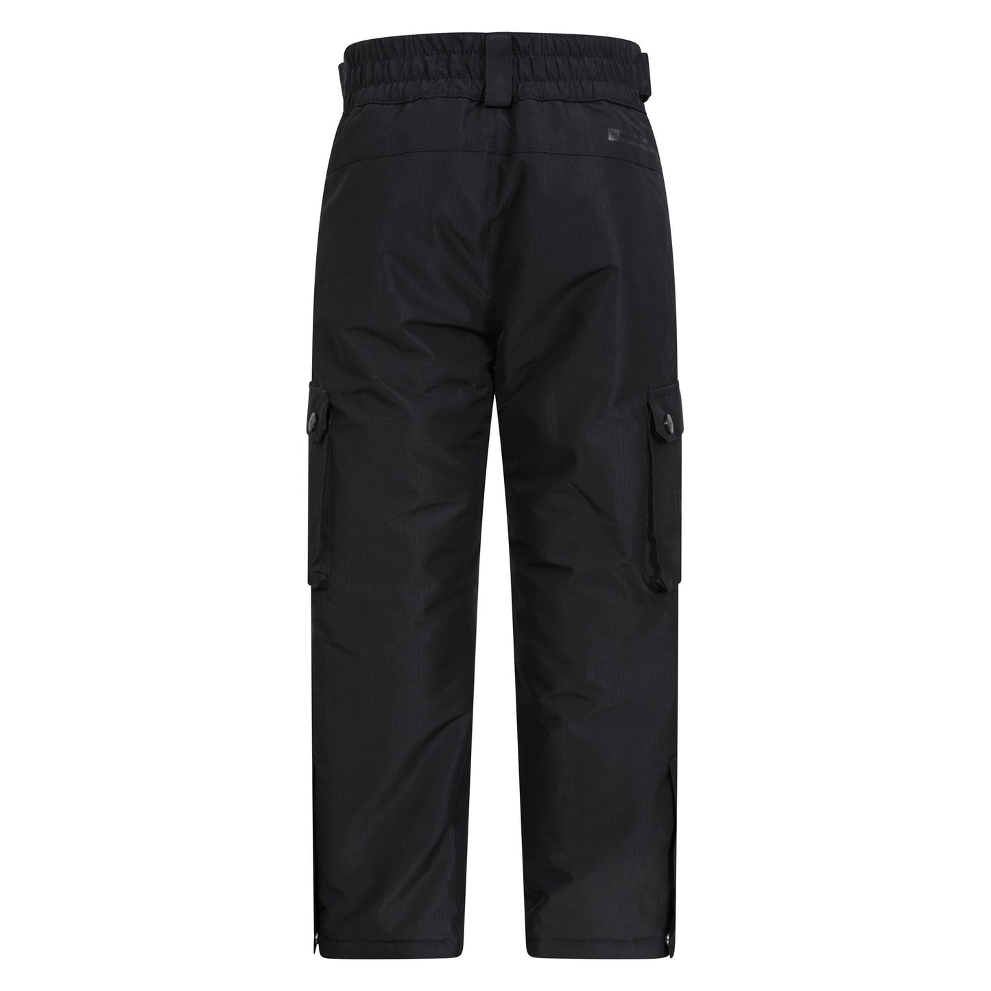Black - Back - Mountain Warehouse Childrens-Kids Titan Cargo Ski Trousers