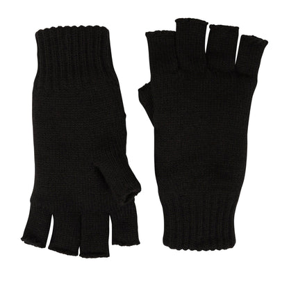 Black - Lifestyle - Mountain Warehouse Isotherm Knitted Fingerless Gloves