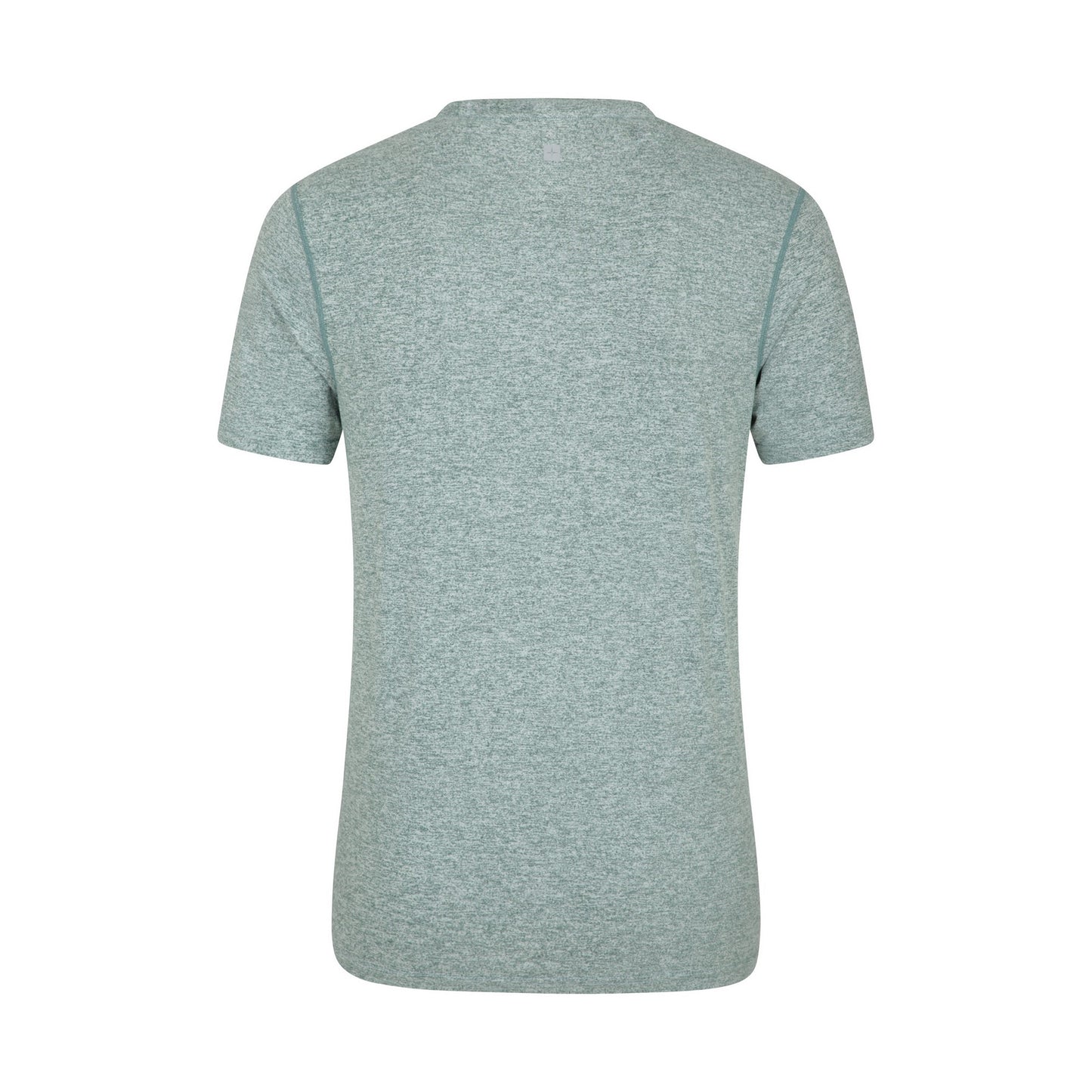 Dark Green - Back - Mountain Warehouse Mens Echo Melange Recycled T-Shirt