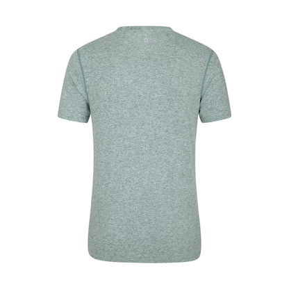 Dark Green - Back - Mountain Warehouse Mens Echo Melange Recycled T-Shirt