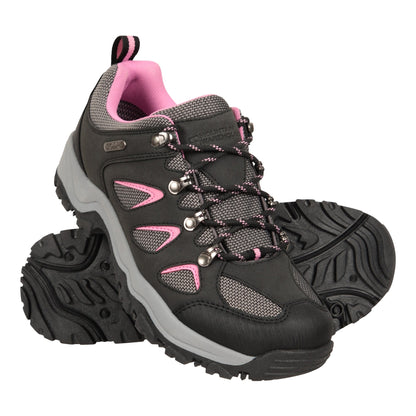 Black - Front - Mountain Warehouse Womens-Ladies Adventurer Waterproof Walking Shoes