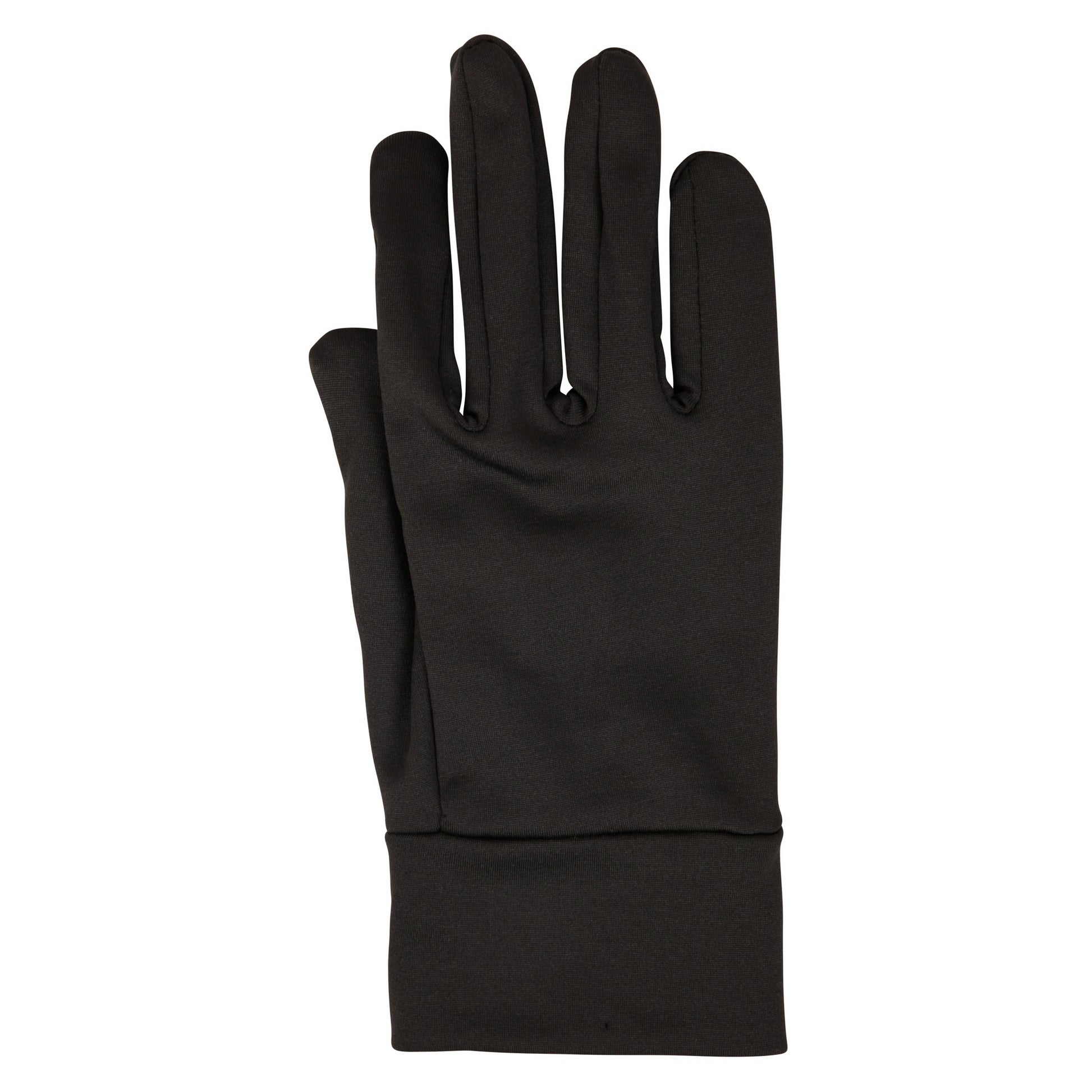 Black - Back - Mountain Warehouse Unisex Adult Touch Screen Glove Liner