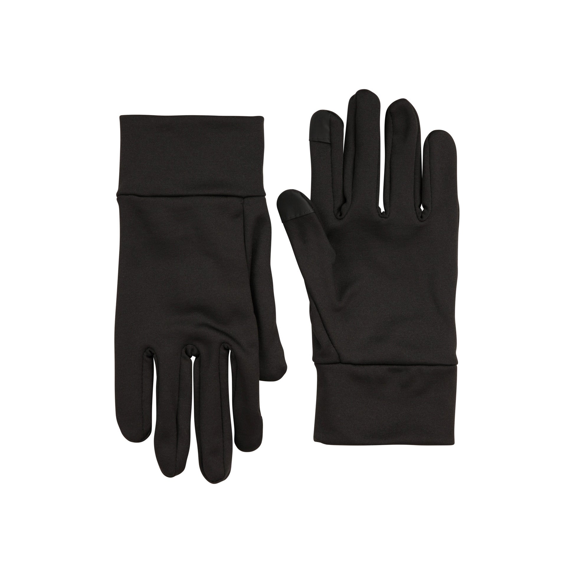 Black - Side - Mountain Warehouse Unisex Adult Touch Screen Glove Liner