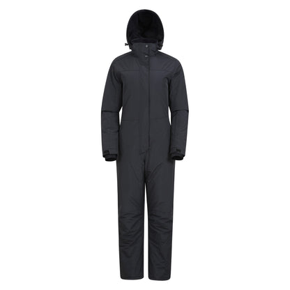 Black - Front - Mountain Warehouse Womens-Ladies Cloud Ski Suit