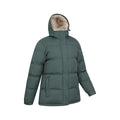 Khaki Green - Side - Mountain Warehouse Womens-Ladies Snow Borg Lined Padded Jacket