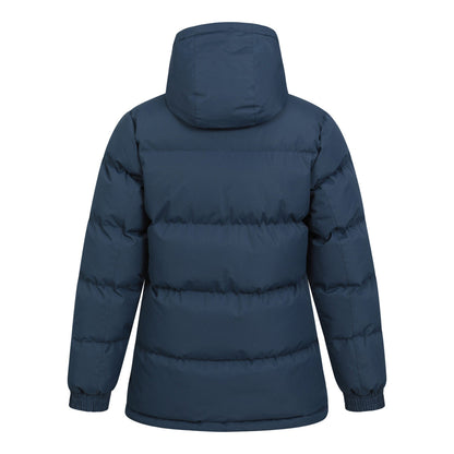 Navy - Back - Mountain Warehouse Womens-Ladies Snow Borg Lined Padded Jacket