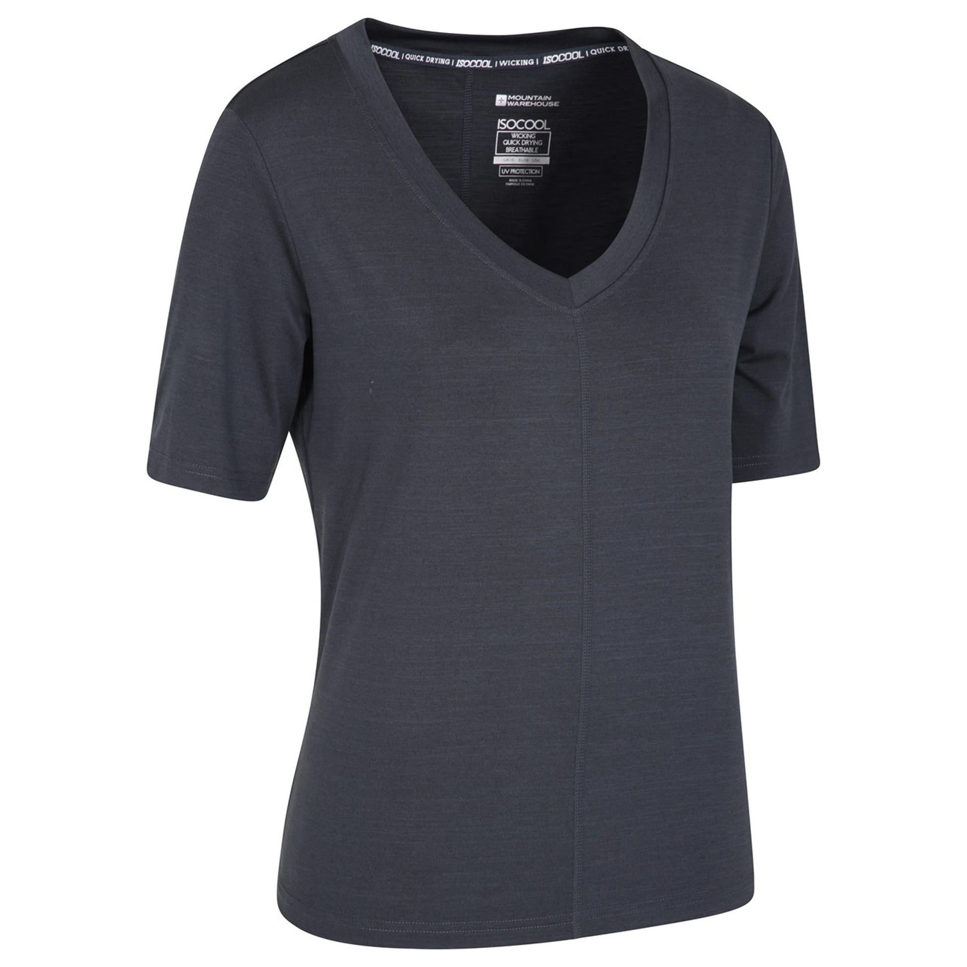 Black - Lifestyle - Mountain Warehouse Womens-Ladies Panna V Neck T-Shirt