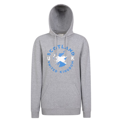 Light Grey - Front - Mountain Warehouse Womens-Ladies Scottish Flag Overhead Hoodie