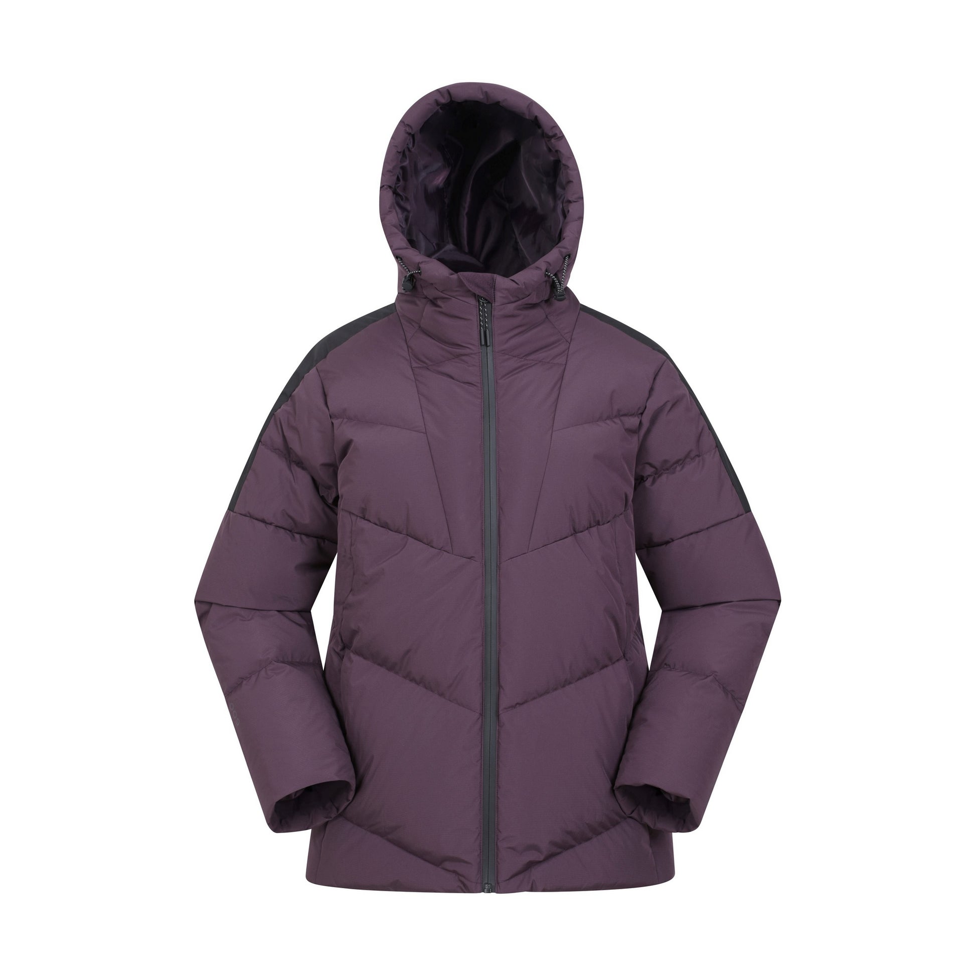 Purple - Front - Mountain Warehouse Womens-Ladies Oslo Extreme Down Padded Jacket