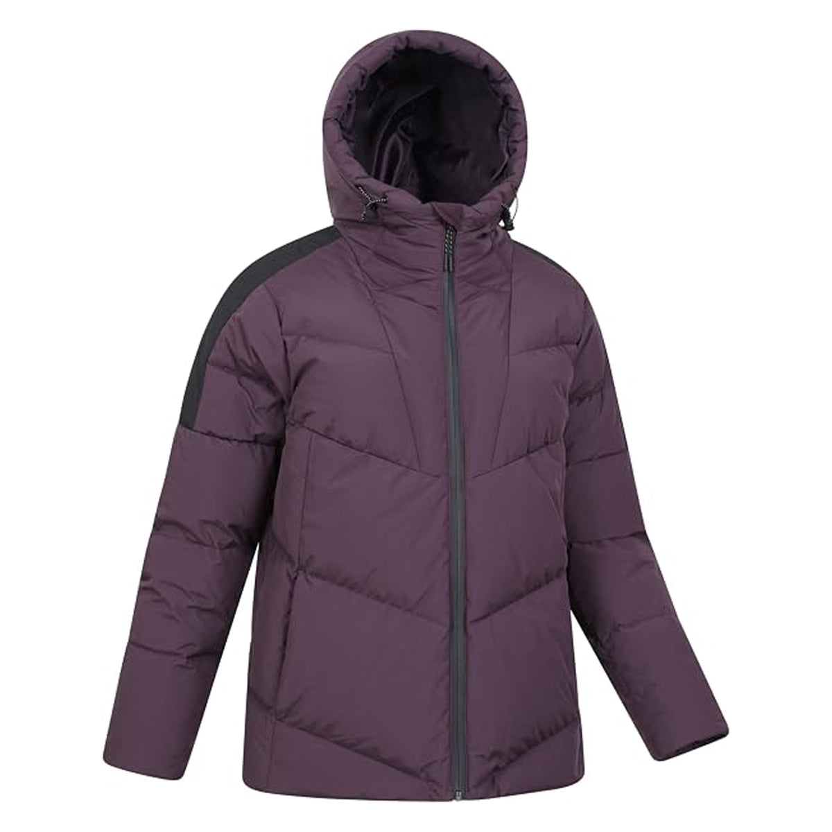 Purple - Side - Mountain Warehouse Womens-Ladies Oslo Extreme Down Padded Jacket