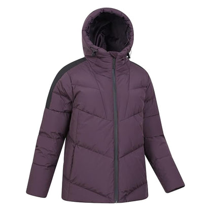 Purple - Side - Mountain Warehouse Womens-Ladies Oslo Extreme Down Padded Jacket
