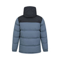 Grey - Back - Mountain Warehouse Mens Snow Borg Lined Padded Jacket