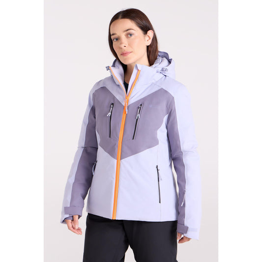 Purple - Front - Mountain Warehouse Womens-Ladies Valais Waterproof Waterproof Ski Jacket