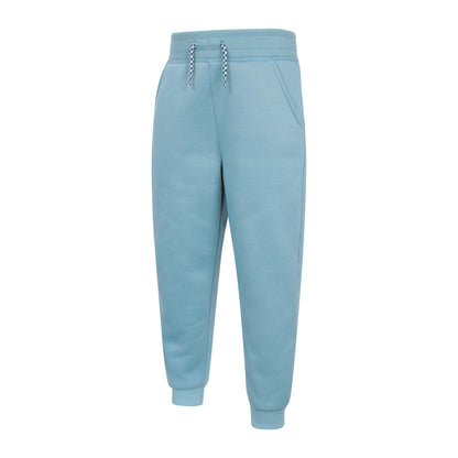 Teal - Side - Mountain Warehouse Childrens-Kids Alpine Faux Fur Lined Jogging Bottoms