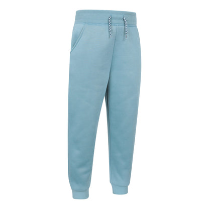 Teal - Lifestyle - Mountain Warehouse Childrens-Kids Alpine Faux Fur Lined Jogging Bottoms