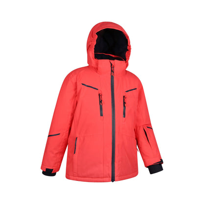 Fiery Coral - Lifestyle - Mountain Warehouse Childrens-Kids Slalom Extreme Waterproof Ski Jacket