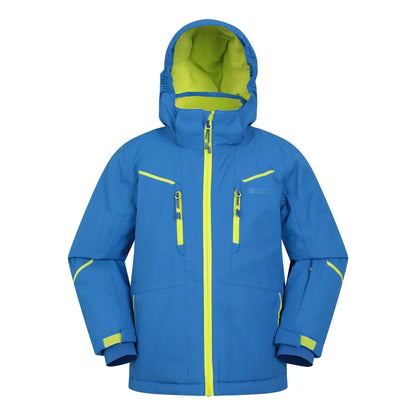 Cobalt - Front - Mountain Warehouse Childrens-Kids Slalom Extreme Waterproof Ski Jacket