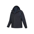 Black - Side - Mountain Warehouse Mens Mist 3 in 1 Waterproof Jacket