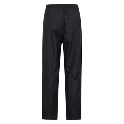 Black - Back - Mountain Warehouse Mens Extreme Downpour Waterproof Trousers