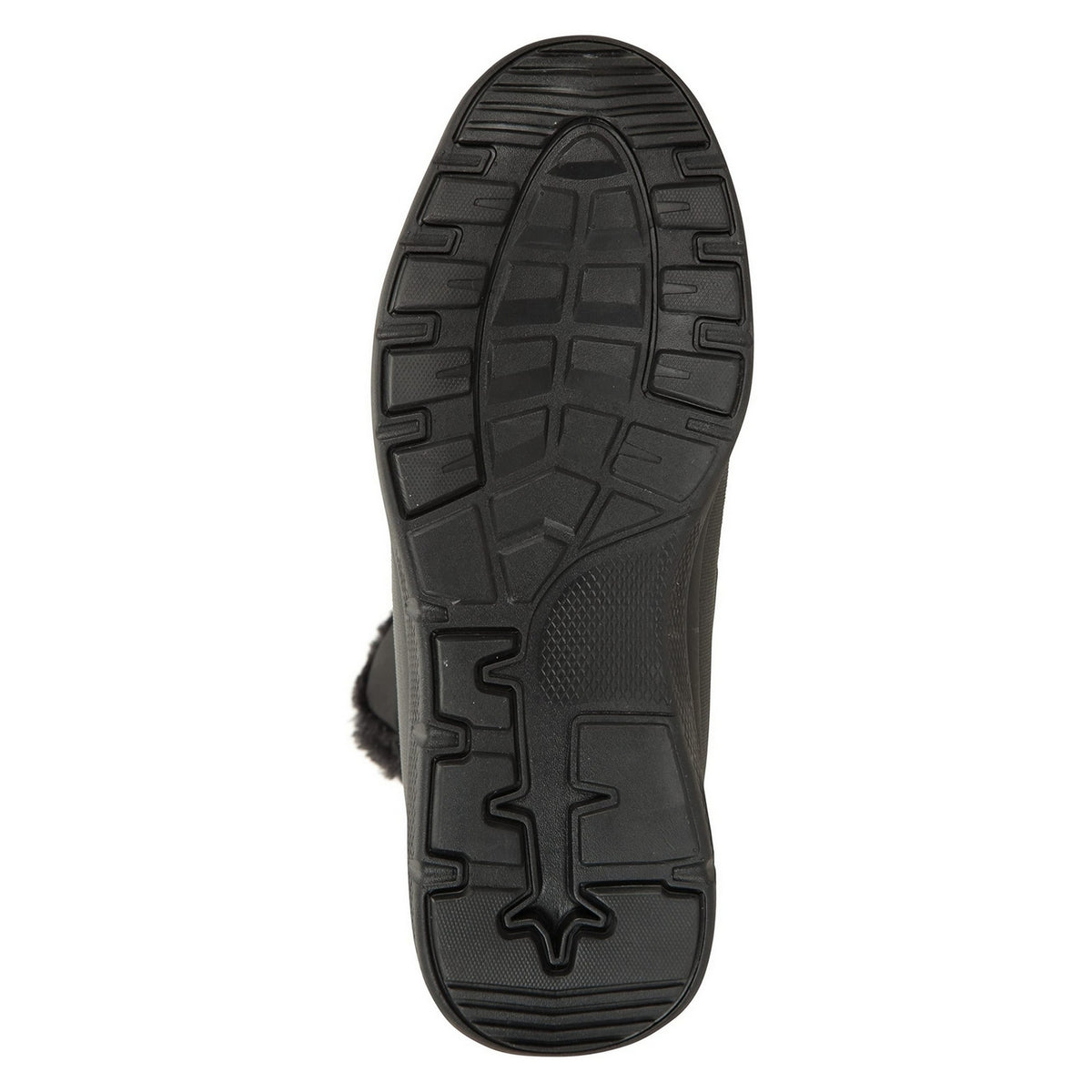 Black - Back - Mountain Warehouse Womens-Ladies Boston Fleece Lined Snow Boots