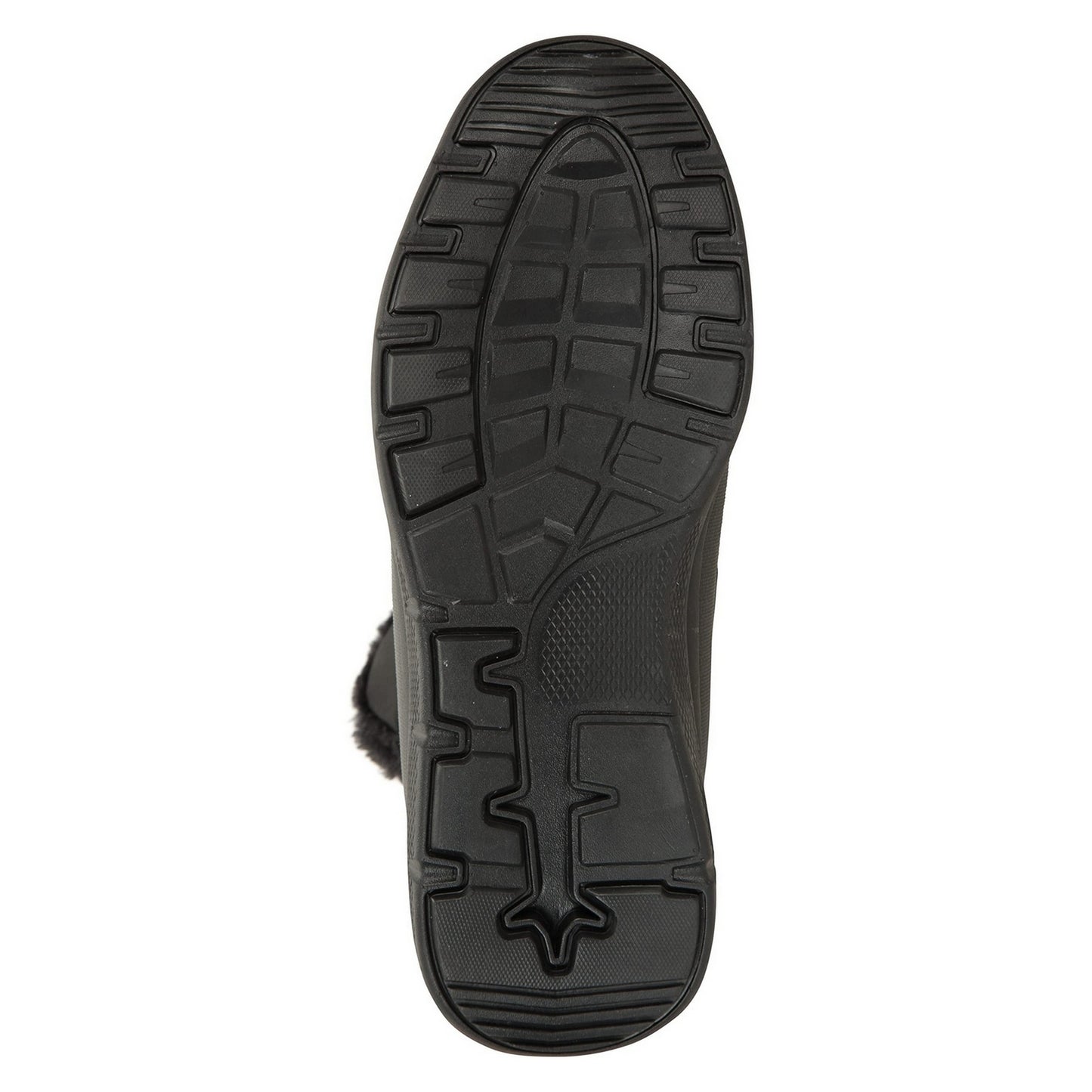 Black - Back - Mountain Warehouse Womens-Ladies Boston Fleece Lined Snow Boots