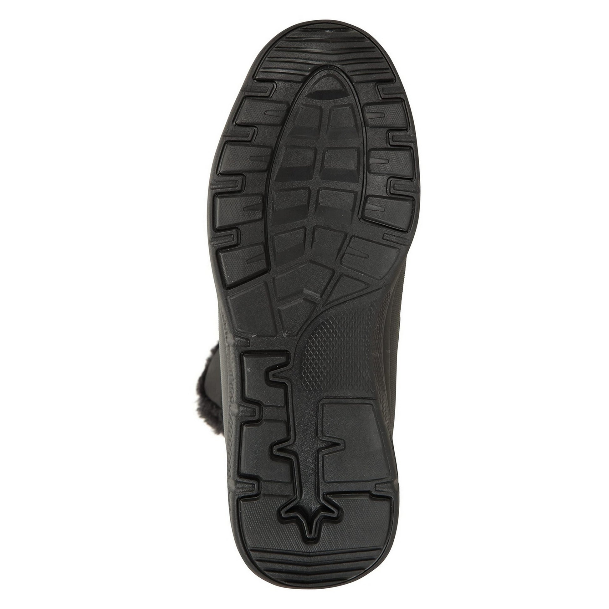 Black - Back - Mountain Warehouse Womens-Ladies Boston Fleece Lined Snow Boots