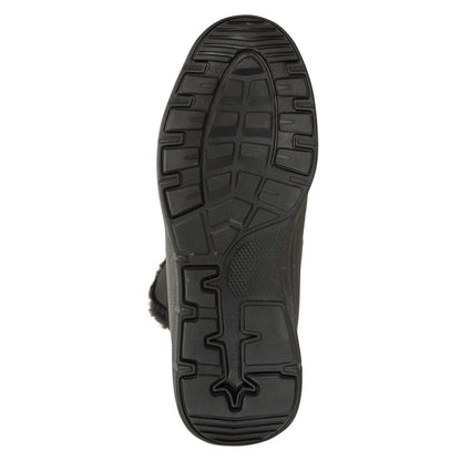 Black - Back - Mountain Warehouse Womens-Ladies Boston Fleece Lined Snow Boots