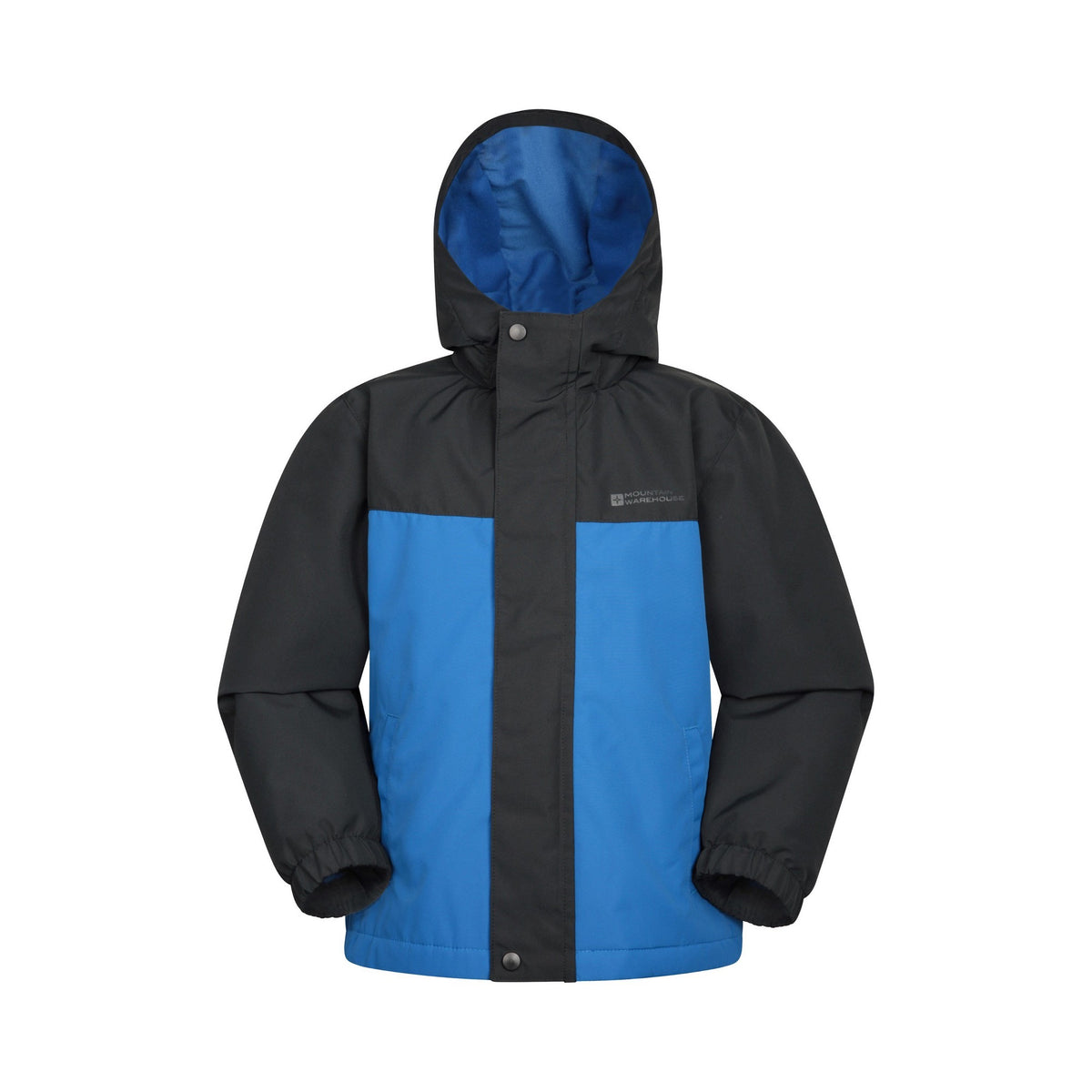 Navy - Back - Mountain Warehouse Childrens-Kids Polar Zone Jacket and Ski Pant Set