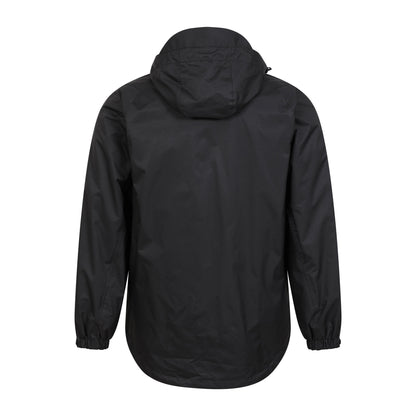 Black - Back - Mountain Warehouse Mens Bracken Extreme 3 in 1 Waterproof Jacket