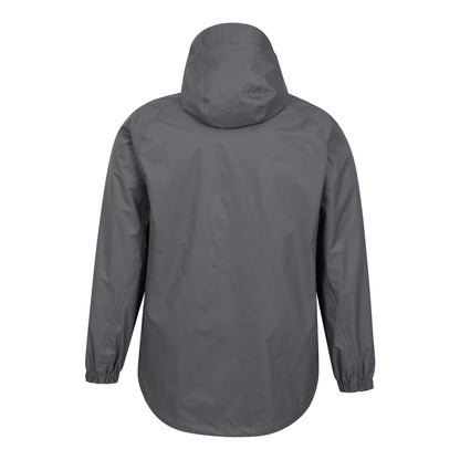 Charcoal - Back - Mountain Warehouse Mens Bracken Extreme 3 in 1 Waterproof Jacket