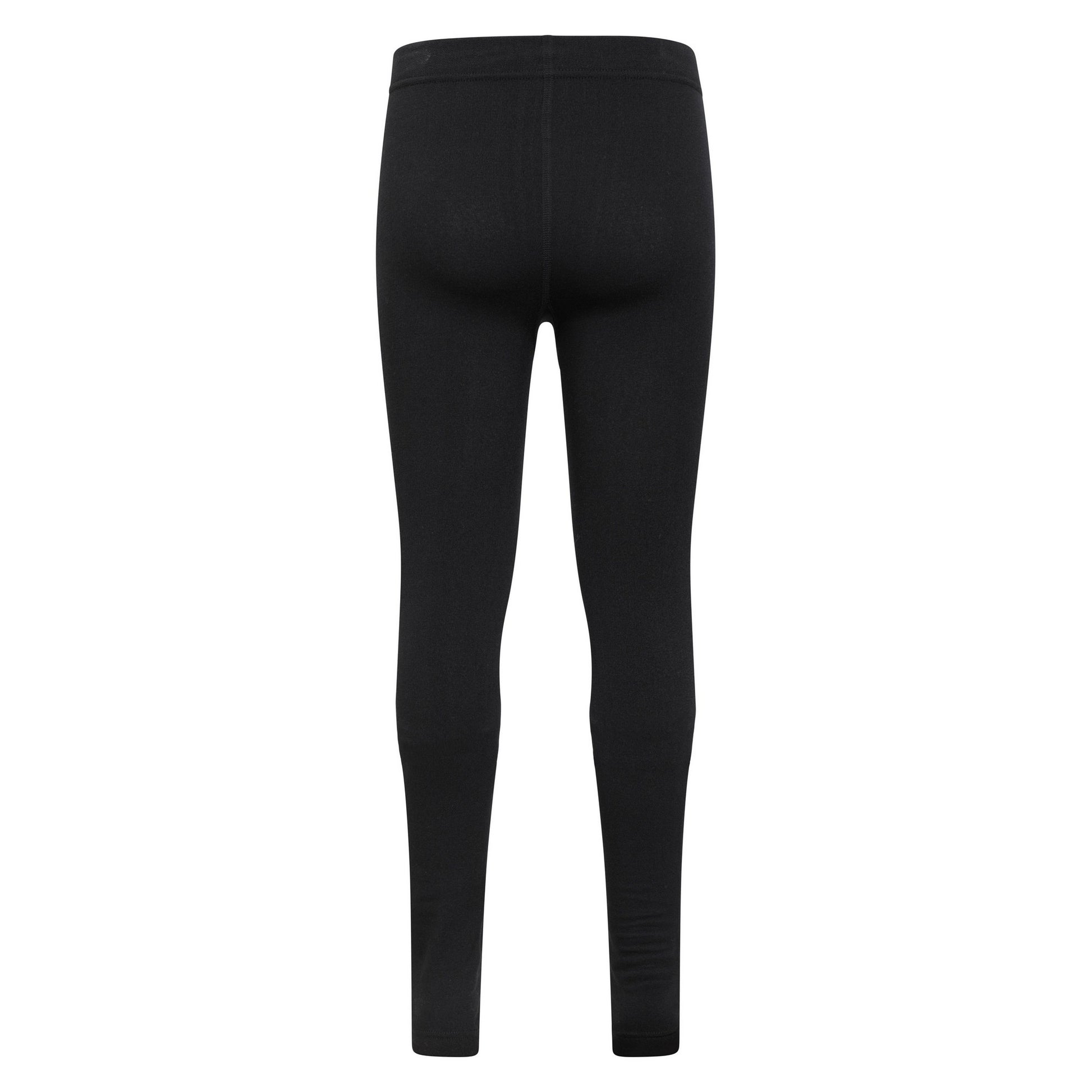Black - Back - Mountain Warehouse Girls Brushed Isotherm Leggings