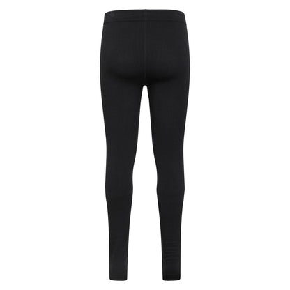 Black - Back - Mountain Warehouse Girls Brushed Isotherm Leggings
