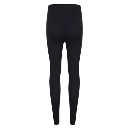 Black - Back - Mountain Warehouse Womens-Ladies Carmel Ribbed Seamless Thermal Bottoms