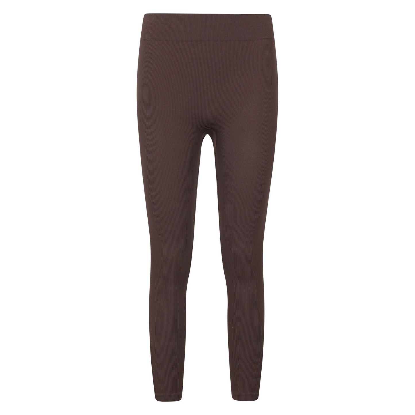 Brown - Front - Mountain Warehouse Womens-Ladies Carmel Ribbed Seamless Thermal Bottoms