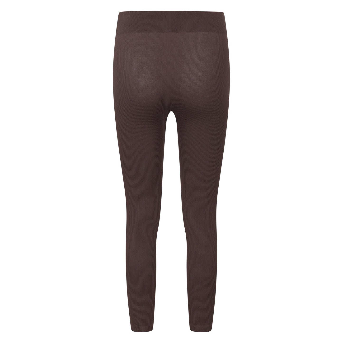 Brown - Back - Mountain Warehouse Womens-Ladies Carmel Ribbed Seamless Thermal Bottoms