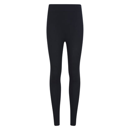Black - Front - Mountain Warehouse Womens-Ladies Carmel Ribbed Seamless Thermal Bottoms