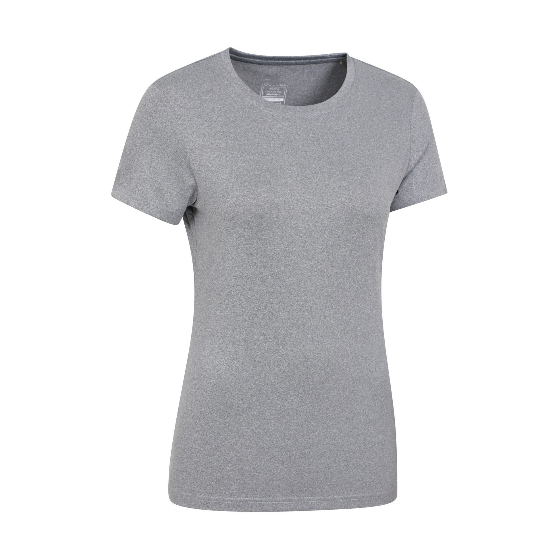 Grey - Back - Mountain Warehouse Womens-Ladies Breeze Recycled T-Shirt