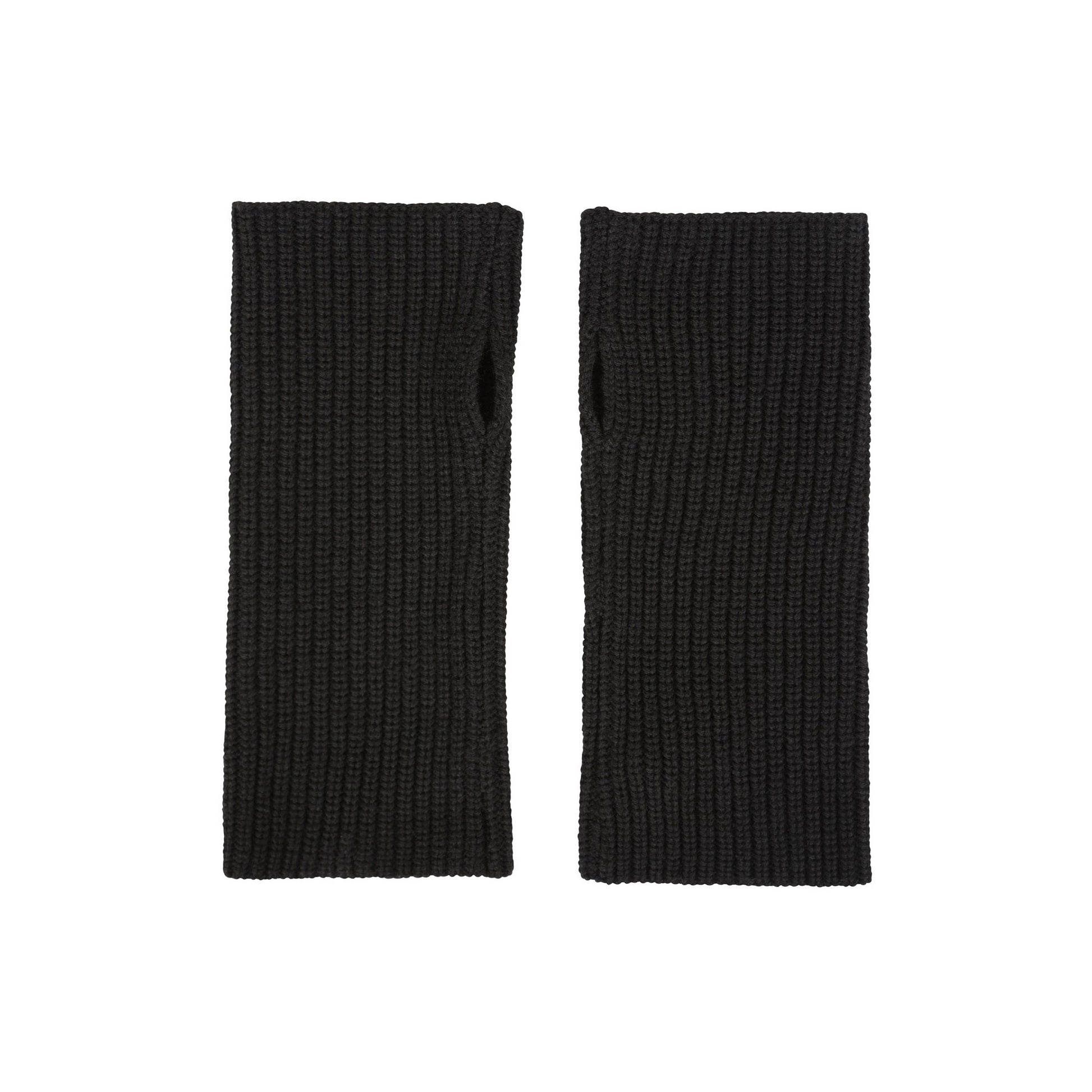Black - Lifestyle - Mountain Warehouse Womens-Ladies Merino Wool Knitted Hand Warmer