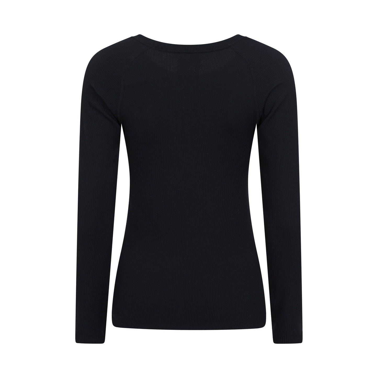 Black - Back - Mountain Warehouse Womens-Ladies Carmel Ribbed Seamless Thermal Top
