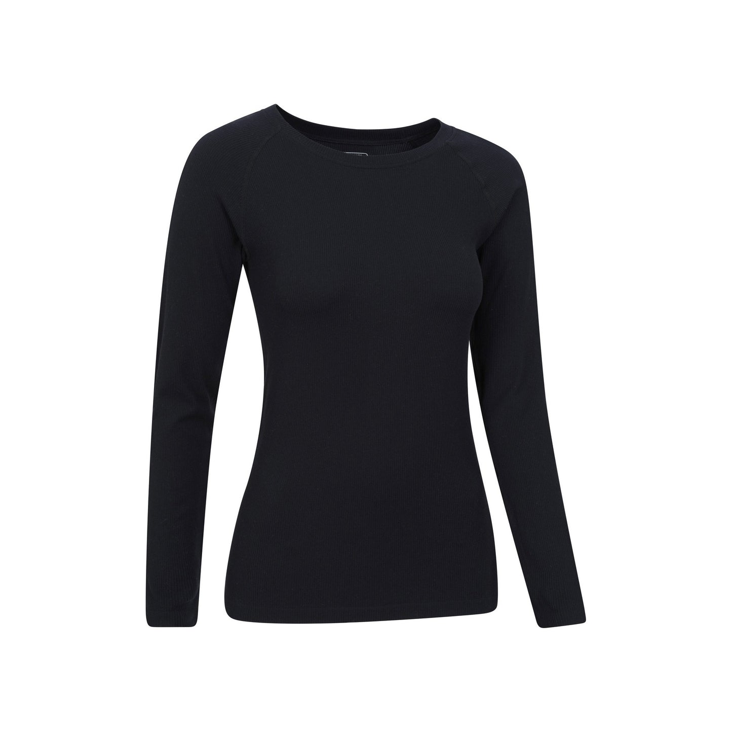 Black - Side - Mountain Warehouse Womens-Ladies Carmel Ribbed Seamless Thermal Top