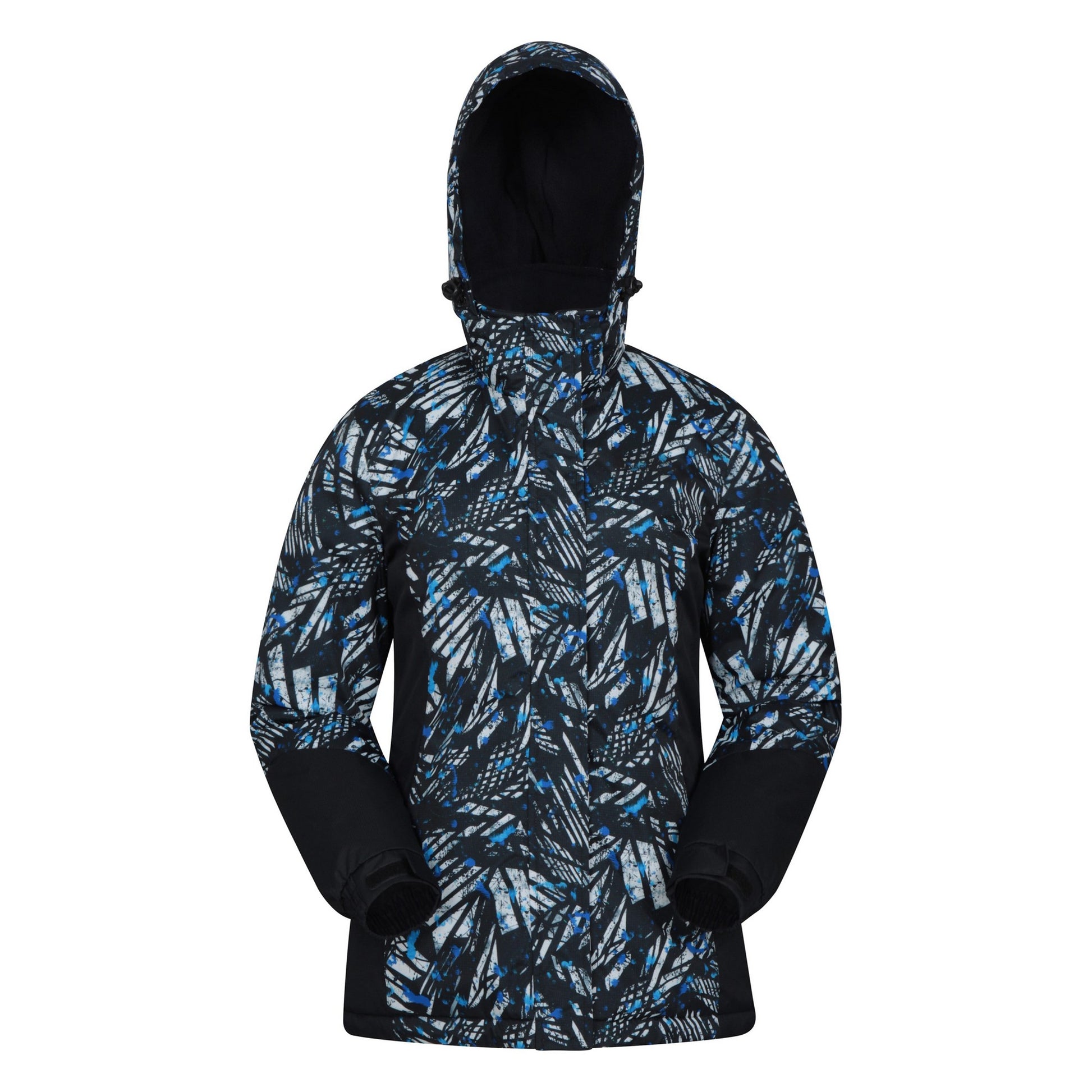 Dark Grey - Pack Shot - Mountain Warehouse Womens-Ladies Dawn Printed Ski Jacket